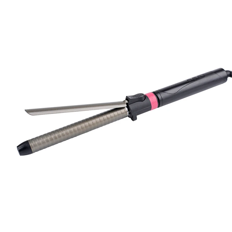 

Fast Heating 22mm Titanium Hair Curler Temperature Adjustment Curling Iron Hair Wave Curler Electric Curling Wand Hair Styler