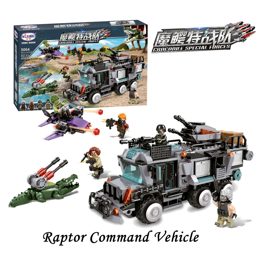 

2019 NEW 5064 Model Building Blocks Compatible technic car Attack SWAT Weapon truck toys for boy