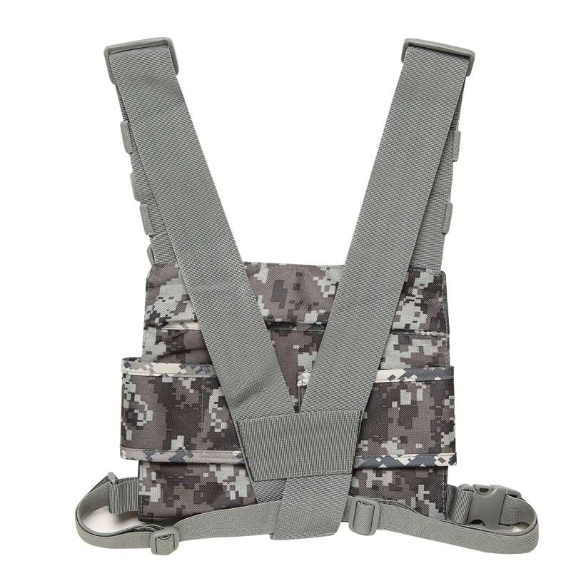 Nylon Universal Radio Pouch Chest Pack Pocket Bag Holder Carry Case for For Baofeng UV-5R UV-82 BF-888S GT-3 Walkie Talkie  Nylon Universal Radio Pouch Chest Pack Pocket Bag Holder Carry Case for For Baofeng UV-5R UV-82 BF-888S GT-3 Walkie Talkie