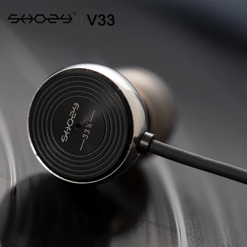 Наушники вкладыши SHOZY V33 Pro 1/3 LP с графиновым динамическим драйвером Hi Fi аудио