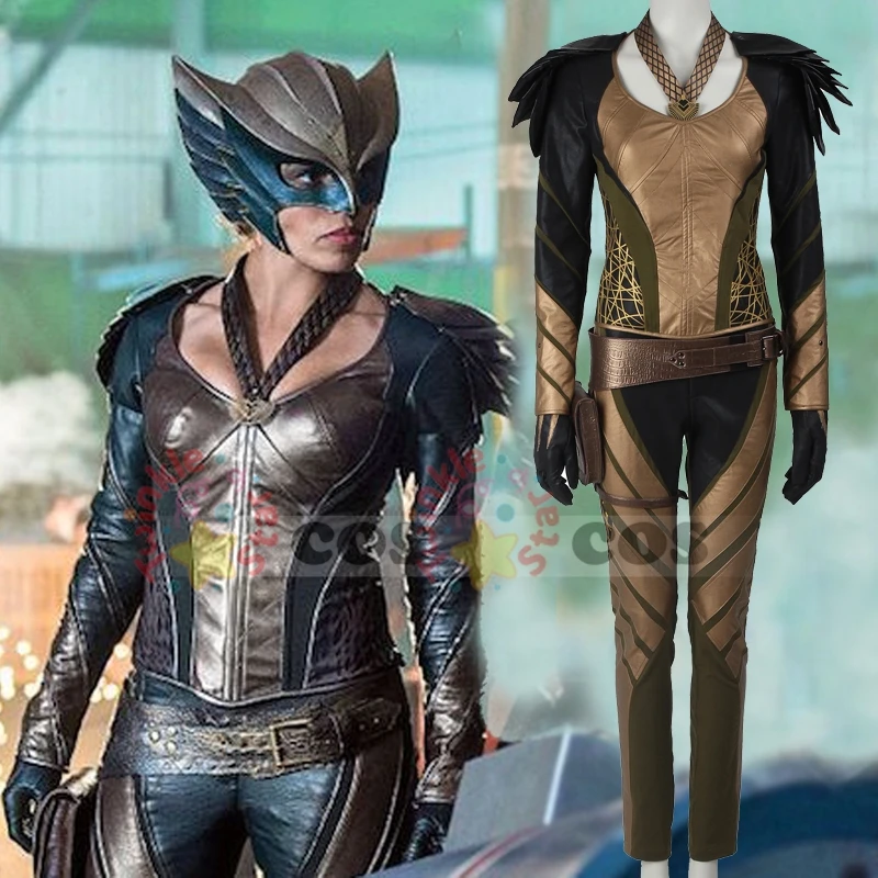 Flecha verde Hawkgirl cosplay leyendas del mañana superhéroe Flash