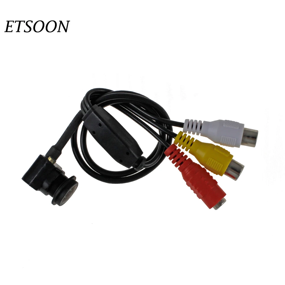ETSOON 800TVL Small Mini Camera 170 Degree 1.8mm Wide Angle Lens CCTV
