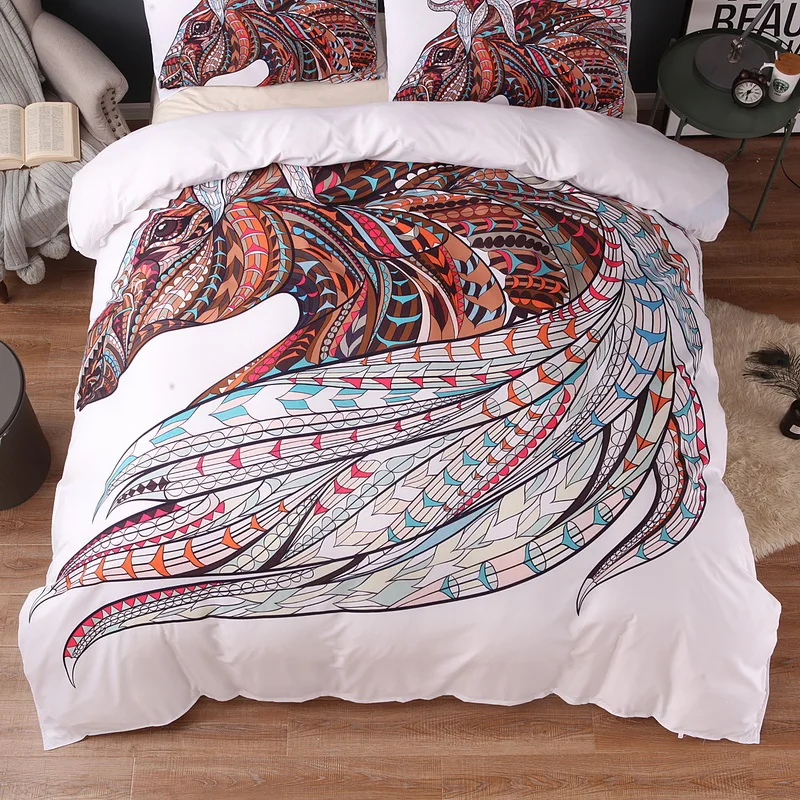 

Wolf Totem Bedding Set Pillowcase & Duvet Cover Sets Bedding Set Bed Cover Set Home Textiles 3pcs