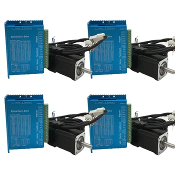 

4 Sets Nema17 DSP Closed Loop Stepper Motor Driver 42MM 0.68Nm 68Ncm 100Oz-in Hybird Encoder Easy Servo 2Ph Stepper Motor