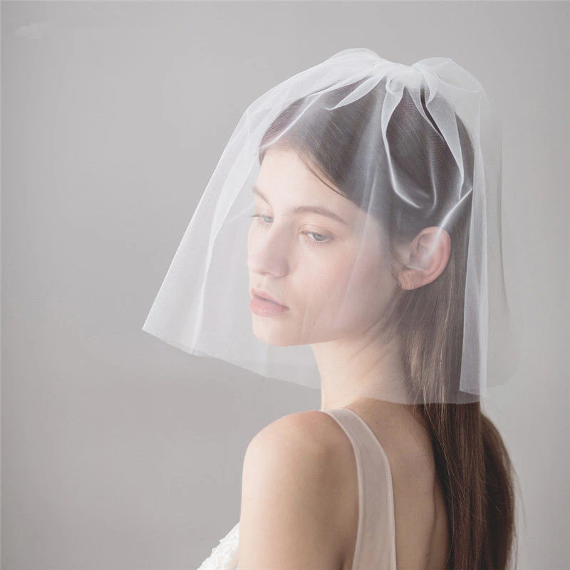 Short Wedding Veil Bridal Short Veils 