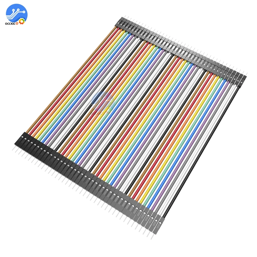 40 контактный Перемычка Dupont Line 10 см штекер кабель для arduino Набор творчества