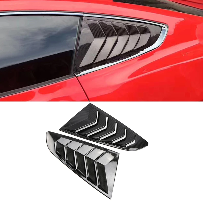 Для Ford mustang 2015 2016 2017 2018 2019 abs заднего стекла жалюзи крышка отделка