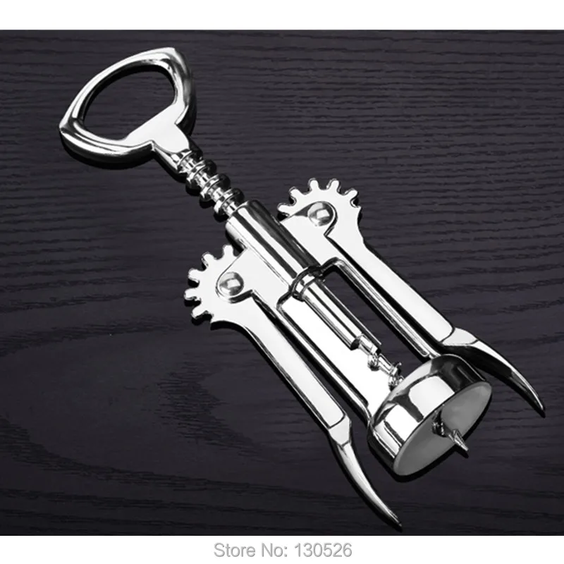 Stainless Steel Red Wine Opener Waiter Metal Wine Corkscrew Bottle