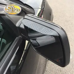 2 шт. для Ford Focus 2 3 4 2006-2018 автомобиля заднего вида зеркало брови крышка наклейки непромокаемые украшения аксессуары для автомобиля-Стайлинг