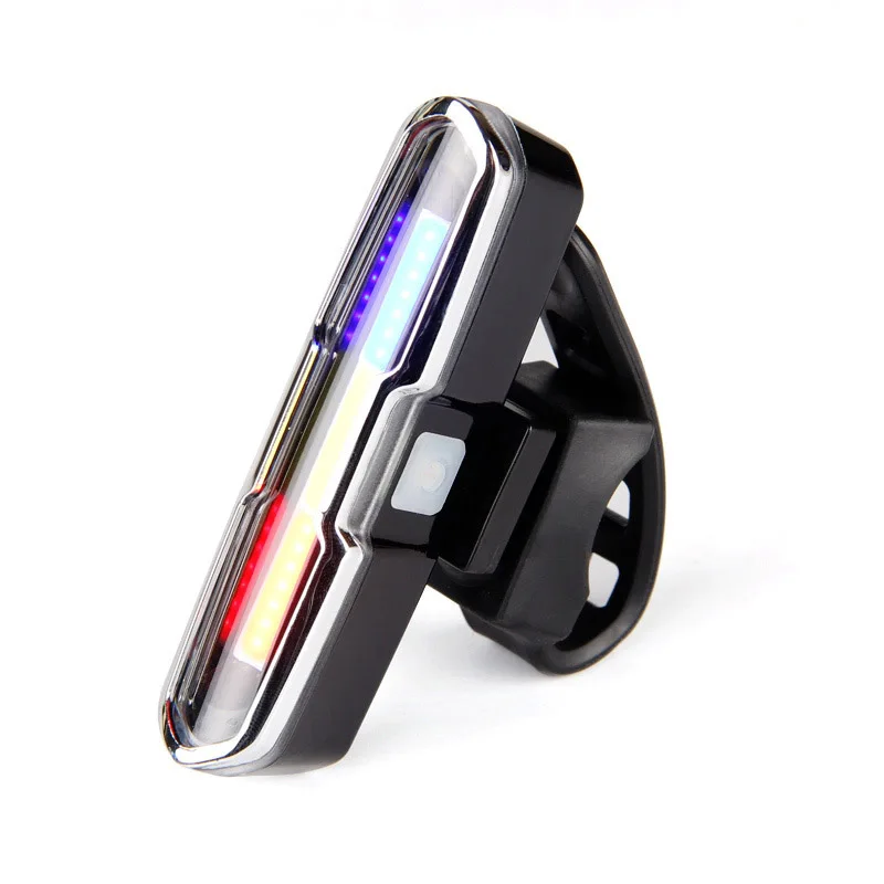 

USB Rechargeable Front Rear Bicycle Light Lithium Battery LED Bike Taillight Cycling Helmet Light Lamp Mount Bicycle Accessori
