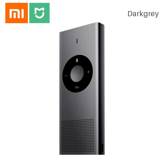 [Английская версия] xiaomi mi jia mi ai Translator 14 Язык 7 дней в режиме ожидания 8H непрерывный microsoft Translation Engine - Цвет: Серый