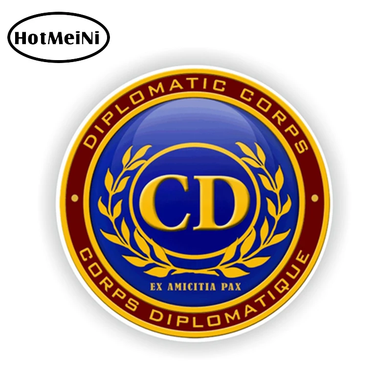 HotMeiNi 13*13 см CD корпус герметичная Эмблема для автомобиля эмблема аксессуары