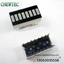 CPB081020A/BYG 8 сегментный зеленый светодиодный дисплей бар-граф плоскость дисплея трубки 10 шт./партия
