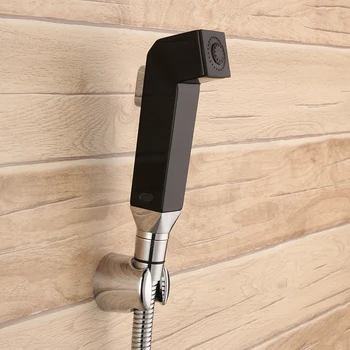 

MAIDEER Black ABS Sprayer hand held toilet bathroom bidet spray shattaf spray factory sale toilet shower head jet set--MD-N45