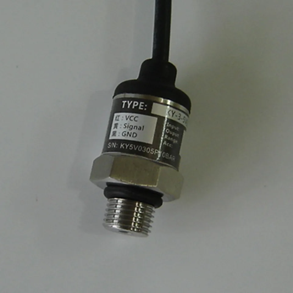 

Stainless Steel Water Pipe Pressure Sensor 2Mpa Internet of Things Voltage Sensor G1/4 Thread