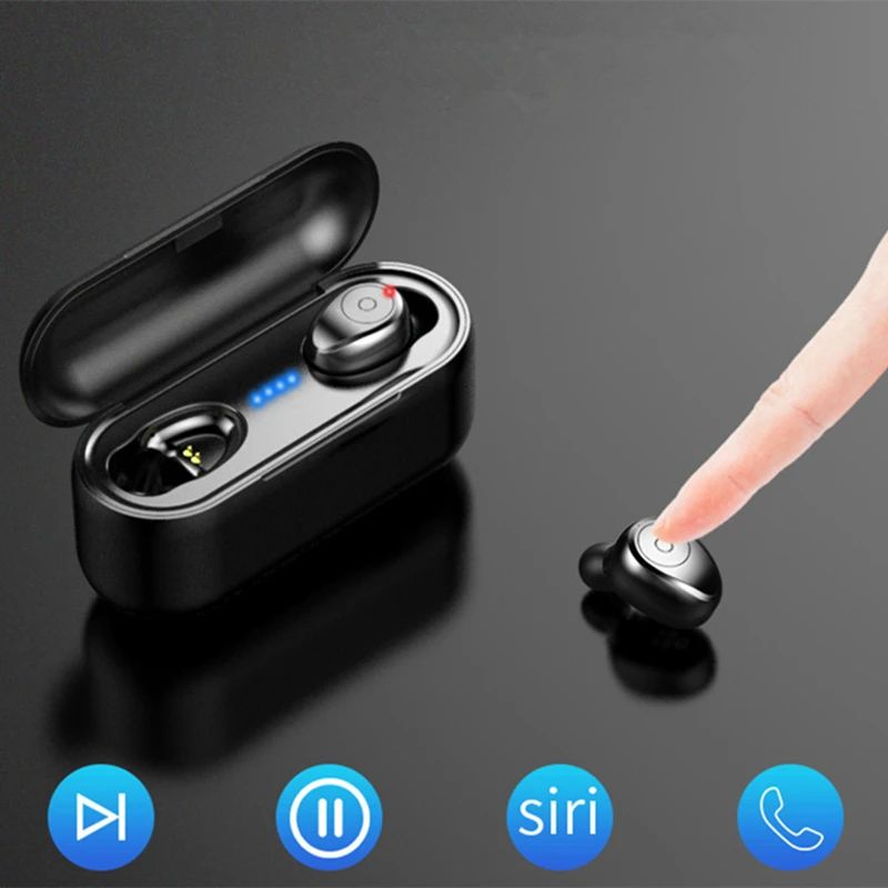 MKUYT F9 Mini 5D стерео Беспроводная гарнитура Bluetooth наушники IPX7 водонепроницаемые
