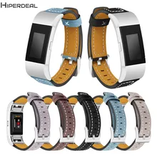 HIPERDEAL Замена кожаный заменить ремешок для браслета FitBit Charge 2 Браслет Смарт Аксессуары Регулируемый ремень QIY21 D3S