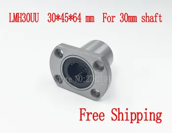 

2pcs/lot Free shipping LMH30UU 30*45*64 30mm flange linear bearing CNC Linear Bush LMH30