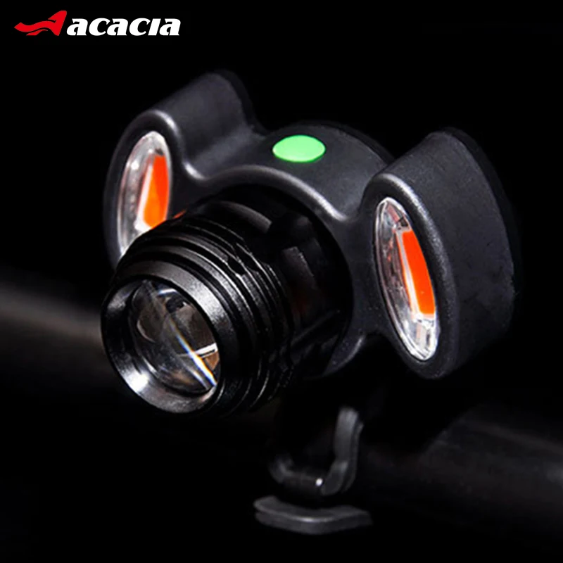 

Cycling Front Lamp Adjustable Bicycle Headlight USB Rechargeable Lamp 3 Mode IPX-6 Waterproof T6 LED Bike Head Light