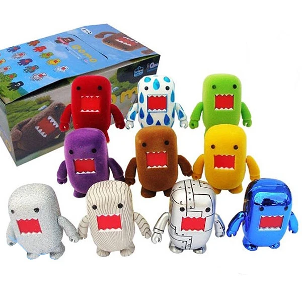 10pcs/lot 6cm Domo Kun Action Figures Toys Kawaii Domokun Model Figuras