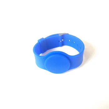 

13.56Mhz RFID Wristband Silicone Electronic Bracelets Wrist Band NFC Smart 1K S50 Blue