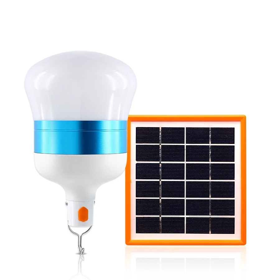 

AC110-240V/DC5-6V USB LED Solar Bulb Solar USB Charging Dual-purpose Bulb Camping Adventure Lighting Household Emergency Lamps