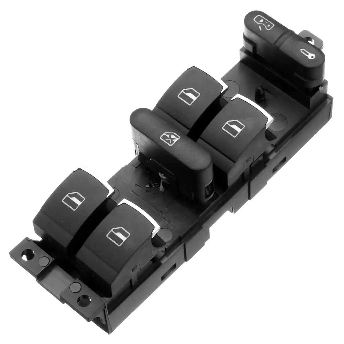 Chrome Master Window Controller Switch For VW Jetta Golf GTI MK4 Passat