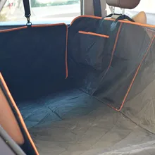 Переноска для домашних животных, чехол для сиденья для домашних животных из ткани Оксфорд, чехол для сиденья для домашних животных, задняя скамейка, одеяло, аксессуары для путешествий, автомобильный коврик с сумкой