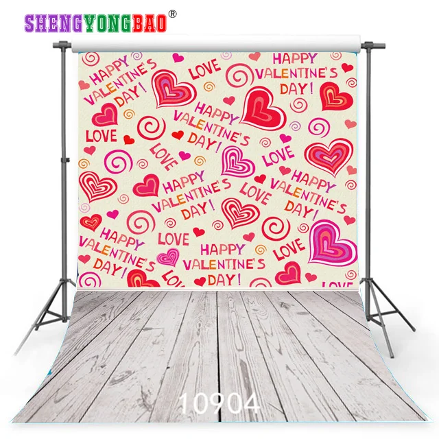 

SHENGYONGBAO Vinyl Custom Photography Backdrops Prop Valentine's day Theme Photography Background 10904