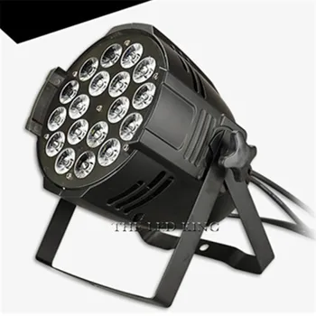 

LED Par 18x15W RGBWA 5in1 LED Par Can Par led DMX Stage Lights spotlight wash lighting stage for DJ Disco KTV Aluminum alloy