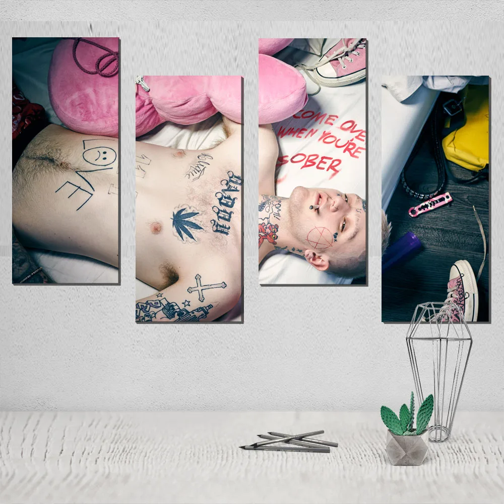 

Lil Peep Canvas Painting Canvas Prints Poster Vintage Poster Painting & Calligraphy Art Print Decorative Picture Wall Art Giclee