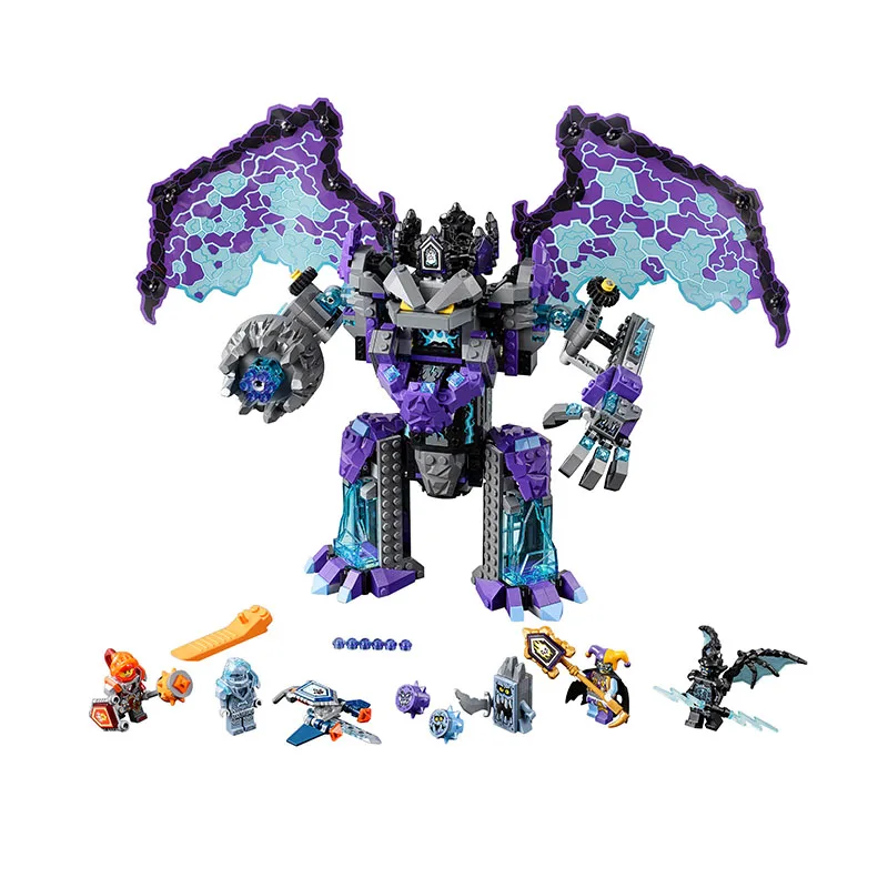 

Bela Compatible Legoe giftse 10705 Nexus Nexo Knights Powers Pouvoirs Aaron Lance Clay Building Blocks Bricks Toys