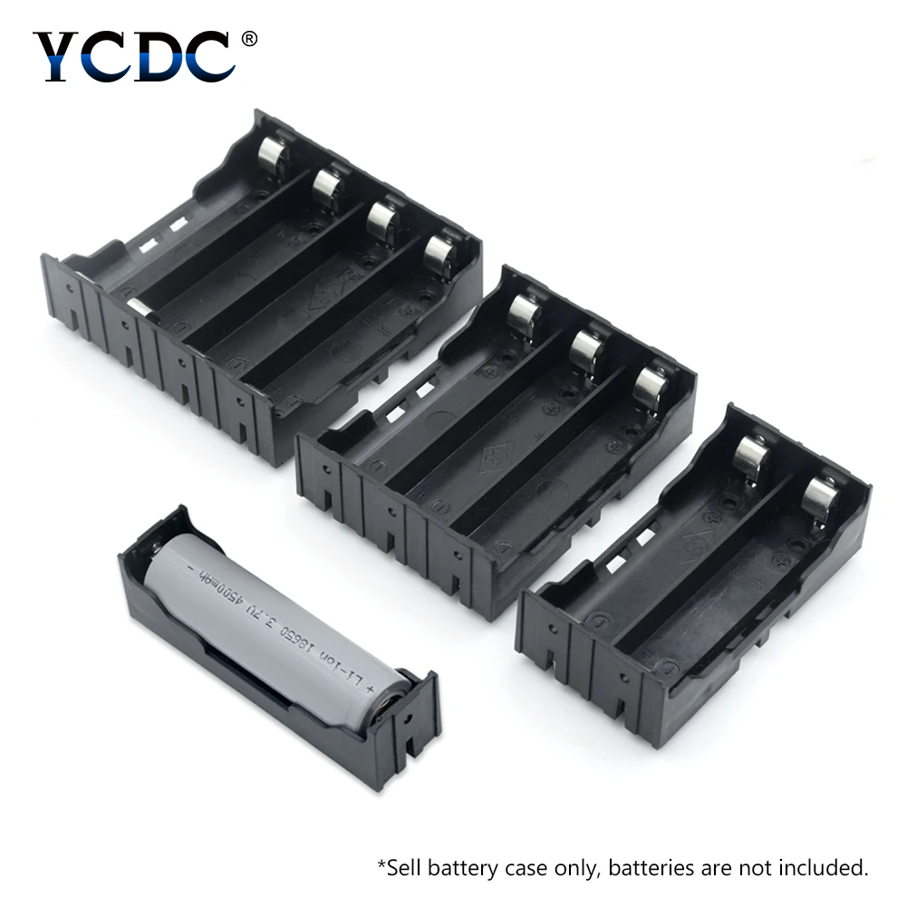 1/2/3/4 Schlitze DIY Aufbewahrung Box Clip Halter Hülle für 18650 Akku 1/2/3/4 Schlitze DIY Aufbewahrung Box Clip Halter Hülle für 18650 Akku