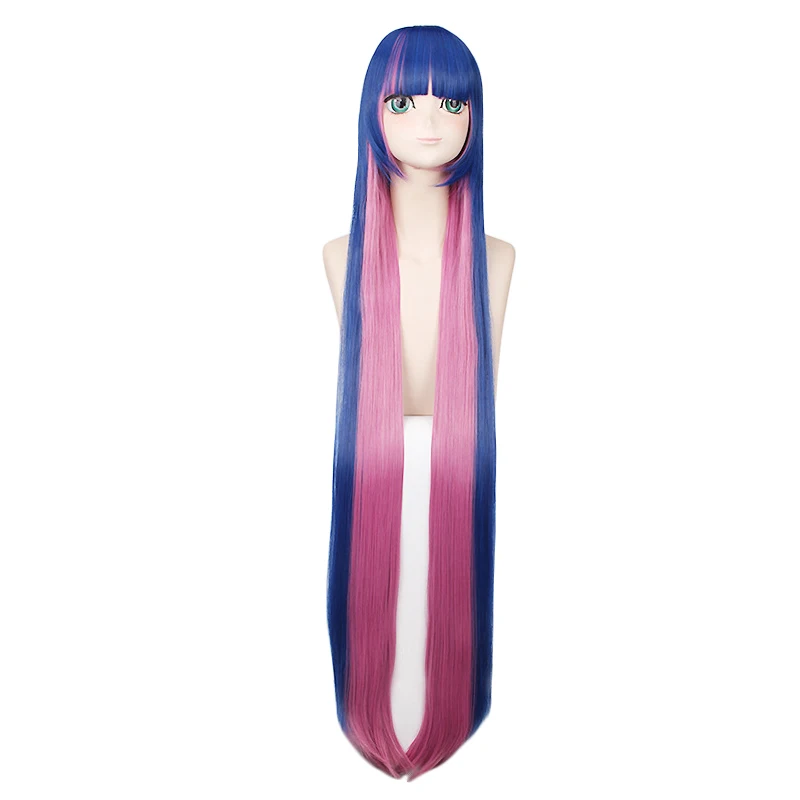 

Anime Stocking Anarchy Wig Cosplay Costume Panty & Stocking with Garterbelt Women Long Synthetic Hair Halloween Party Wigs