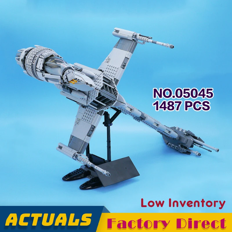 

IN STOCK B-Wing Starfighter 05045 Star Series Wars Building Blocks DIY Assembly Toys LegoINGlys 10227