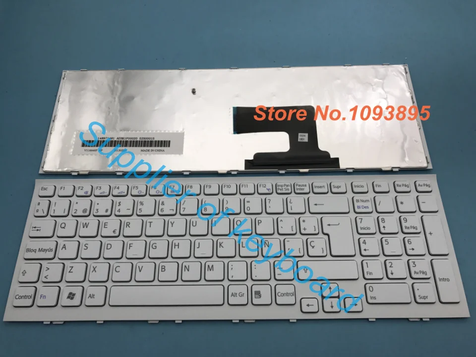 Новая испанская клавиатура для SONY Vaio VPCEH1S1E/W VPC-EH VPCEH VPCEH1S1E VPC-EH1S1E ноутбук белый |