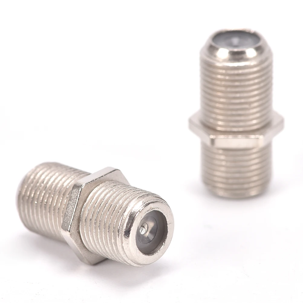 

10pcs/Pack F Type Coupler Adapter Connector Female F/F Jack RG6 Coax Coaxial Cable High Quality Used In Video