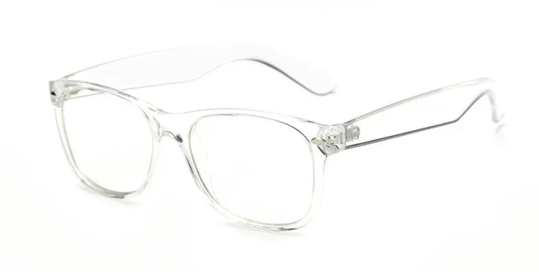 Модные мужские стекло es оправа женские стекло es прозрачное стекло брендовые чистые прозрачные очки Оптические очки для близорукости oculos de grau - Цвет оправы: transparent