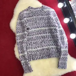 Зимний теплый свитер для женщин с длинным рукавом Элегантные Осенние Пуловеры 2019 Повседневный женский свитер