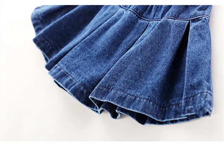 Fanfiluca Toddler Baby Girl Skirts Solid Skirt Denim Autumn Fashion Clothing For Girls Jean Skirt Girl  Children Clothing005