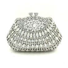 Роскошные женские свадебные вечерние кошельки элегантные кошельки для женщин Вечеринка маленький кошелек Алмазы Кристалл вечерние клатчи
