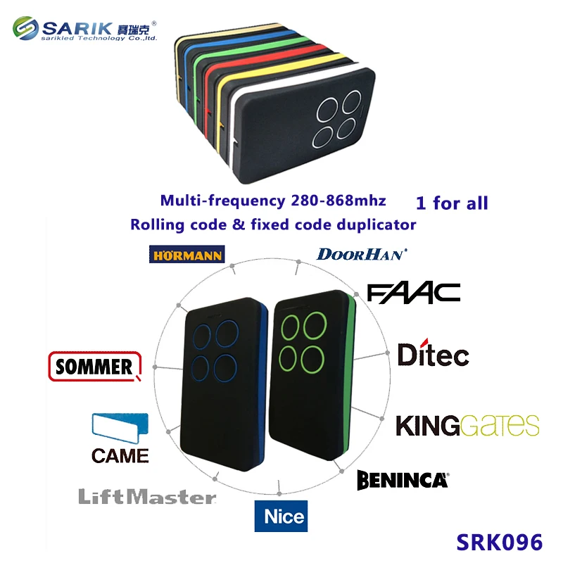

rolling shutter remote control 280-868mhz duplicator universal gate remote control