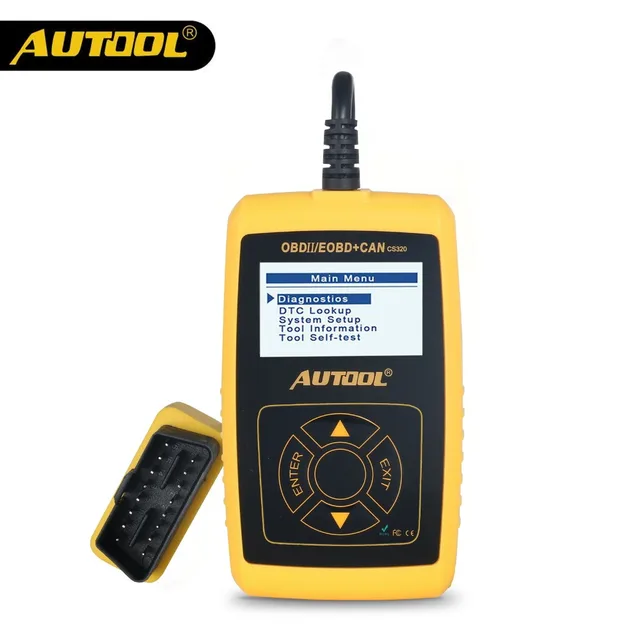 Best Price AUTOOL CS320 OBD2 Automotive Scanner OBD 2 II Car Code Reader Auto Vehicle Scan Diagnostic Tool PK AD310 Launch X431 OM123 Scan