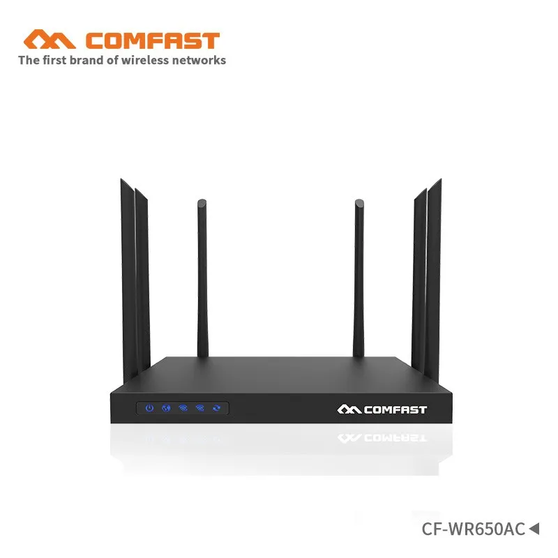 

COMFAST 1750Mbps gigabit high power wireless wifi router 802.11ac Dual Band Signal Amplifier wi fi router with 6*6dBi antennas