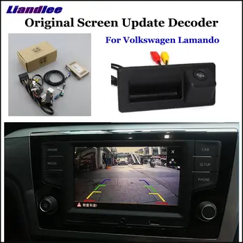 

Liandlee For Volkswagen VW Lamando Original Display Update System Car Reverse Parking Camera Digital Decoder Rear camera