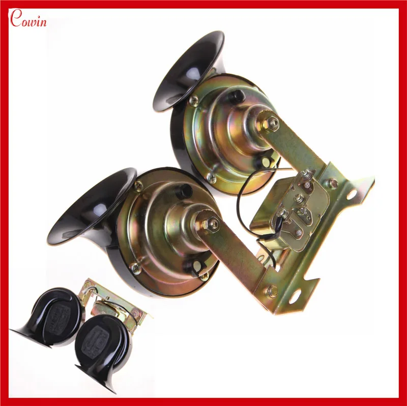 

New Waterproof DC 12v High Low Frequency Dual Tone Snail Horn Car Boat Scooter Motorcycle Horn Ultra Loud