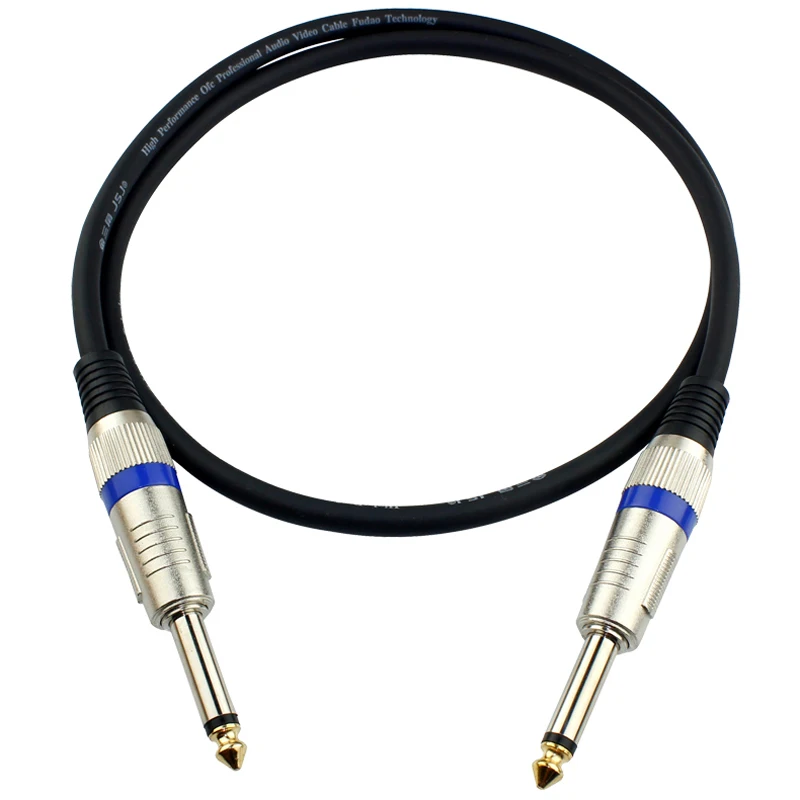 Electric Bass Guitar Effect Pedal Cable 6.35 Patch Connect Audio AMP