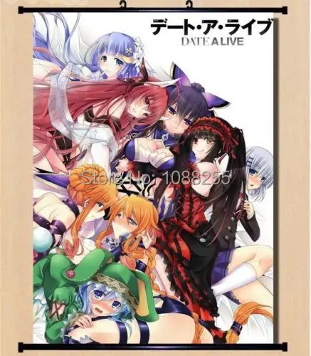 

Date A Live Yatogami Tohka Whole Home Decor Japanese Wall poster Scroll Anime