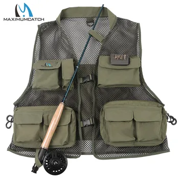 

Maximumcatch New Fishing Vest Fishing Pack Outdoor Handy Adjustable Fly Vest