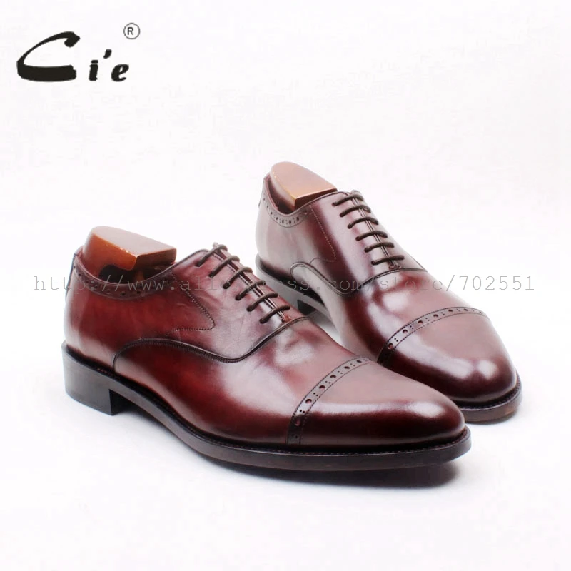 Мужские туфли оксфорды из телячьей кожи коричневого цвета|shoes free shipping|shoe shippingleather
